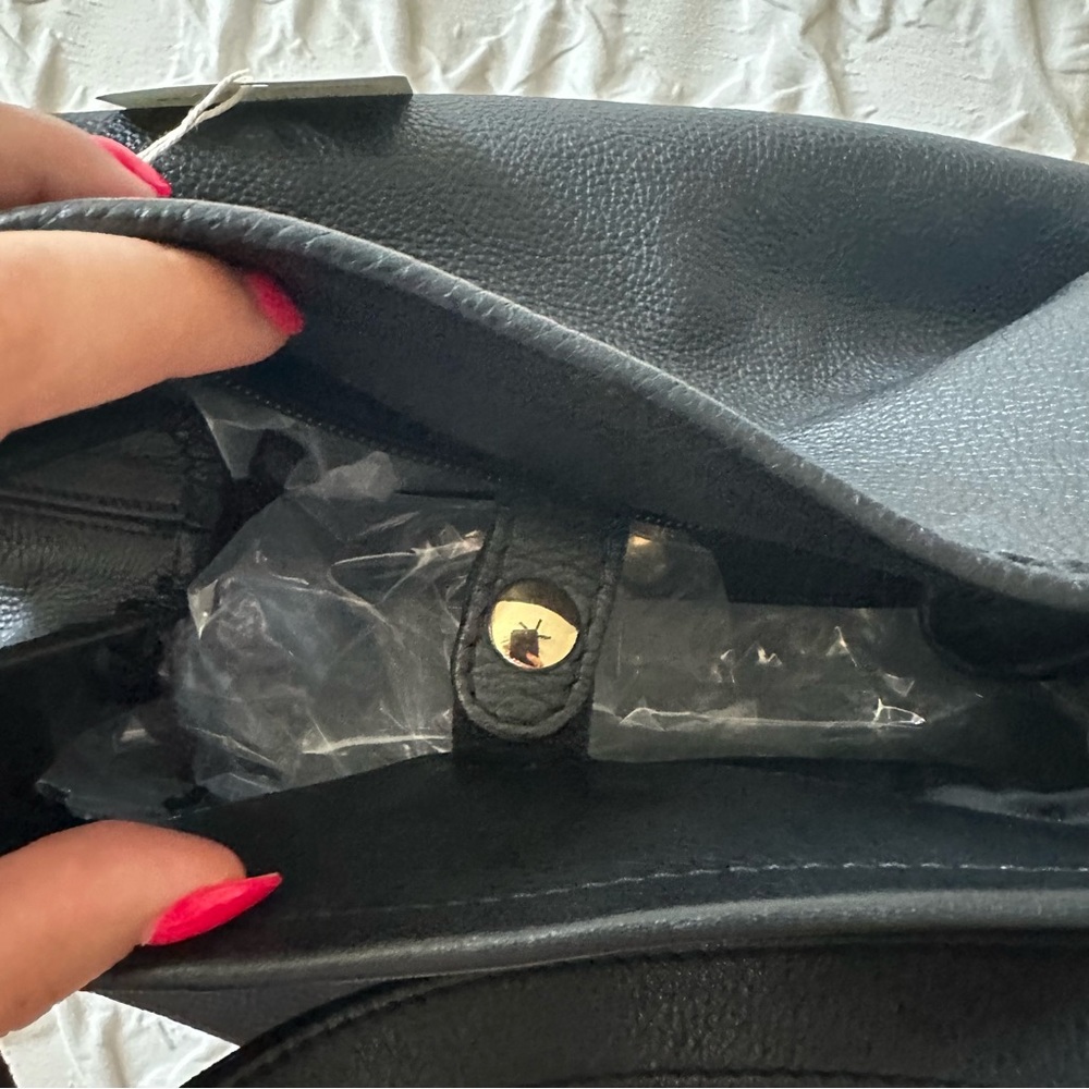 MaxMara Black Leather Shoulder Bag - Picture 5 of 15